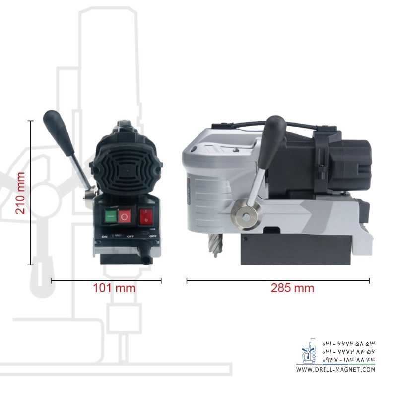 فروش دریل مگنت یوروبور مدل ECO 35F