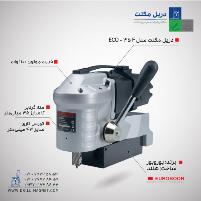 دریل مگنت یوروبور مدل ECO 35F