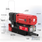 قیمت دریل مگنتی رپتور مدل Element50LP