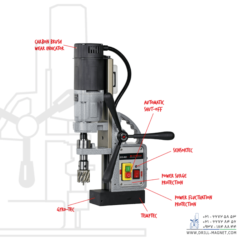 خرید دریل مگنتی یوروبور مدل ECO.40.2+