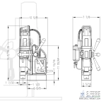 دریل مگنتی یوروبور مدل ECO.55S.T