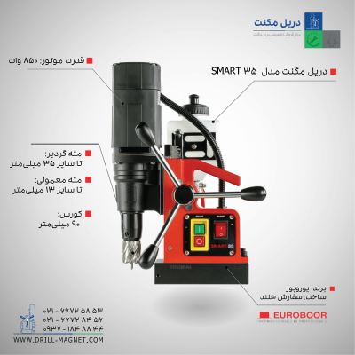 دریل مگنت 35 یوروبور مدل SMART.35