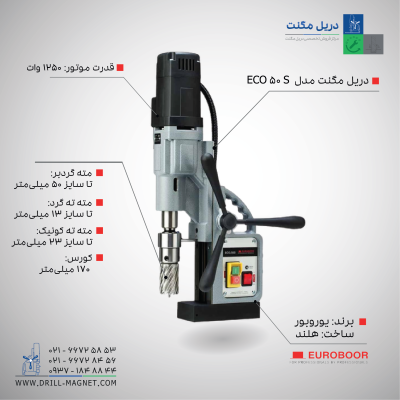 دریل مگنتی یوروبور مدل ECO50s