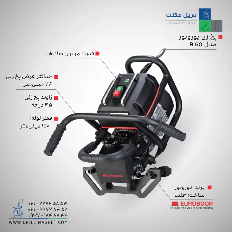 قیمت و خرید و مشخصات فنی پخ زن یوروبور مدل B60